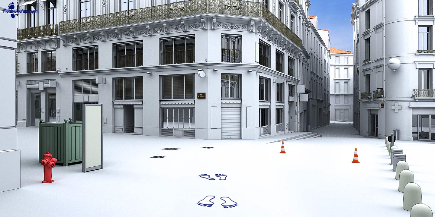 Rue de la loge - Rue de l'Aiguillerie - Montpellier