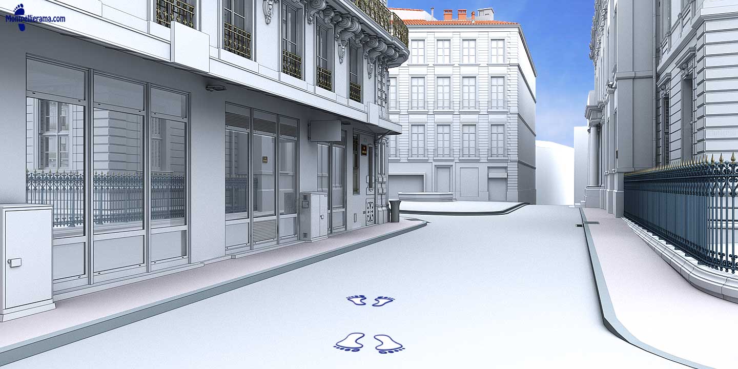 Rue Cambacérès - Montpellier